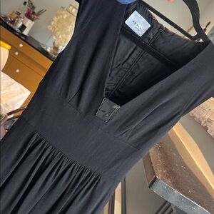 AKRIS PUNTO wool Leather Dress